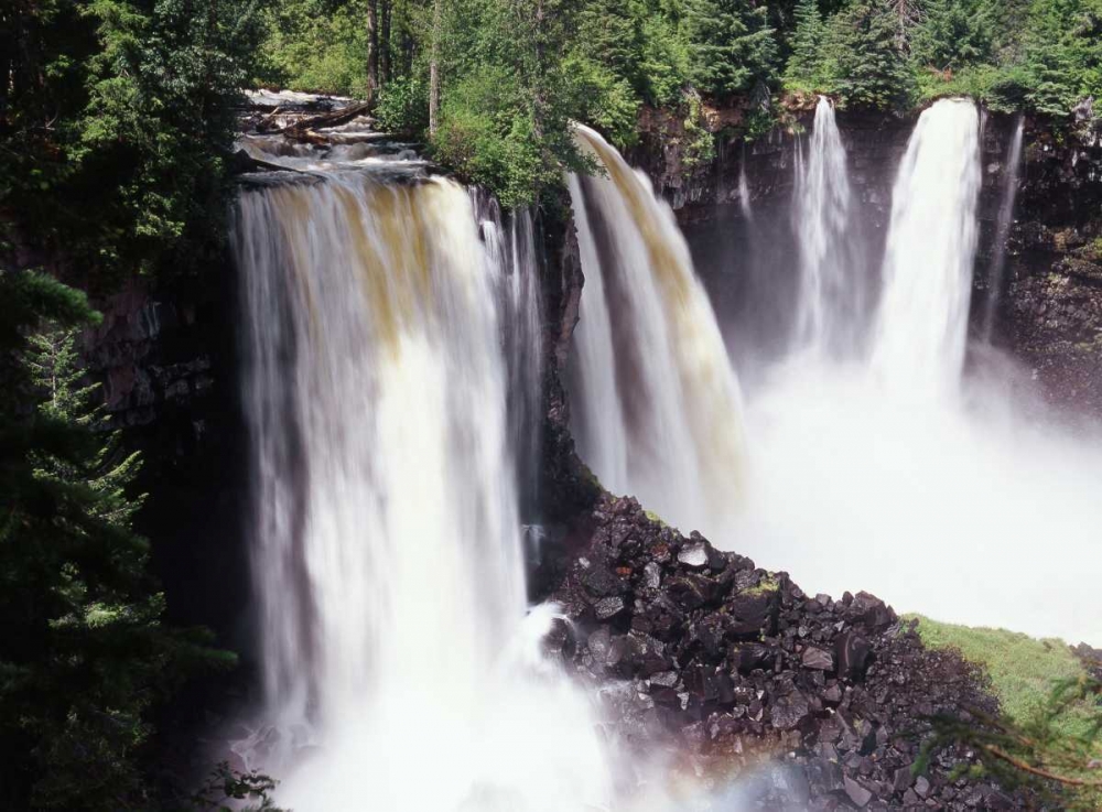 Canada, BC, Canim Falls at Wells Gray PP art print by Mike Grandmaison for $57.95 CAD